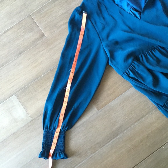 NWOT Tuckernuck Kenzo dress in deep blue crepe L - Picture 10 of 10